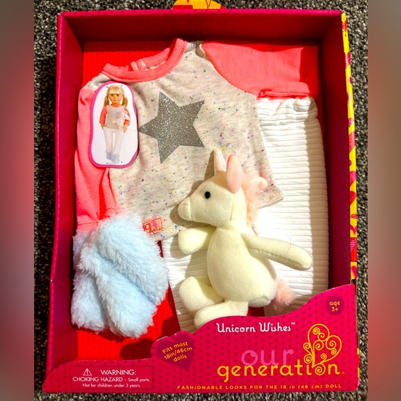 Other - NWT Our Generation Doll Unicorn Wishes Outfit